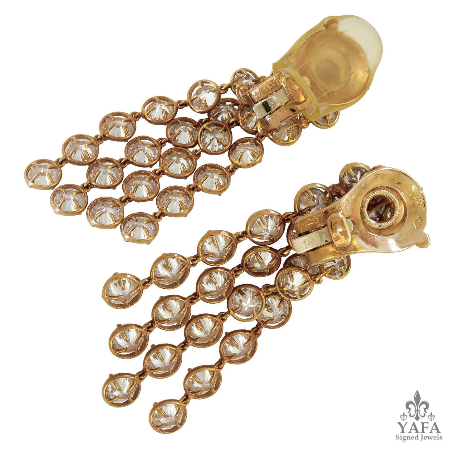 VAN CLEEF & ARPELS Diamond Palmyre Earrings