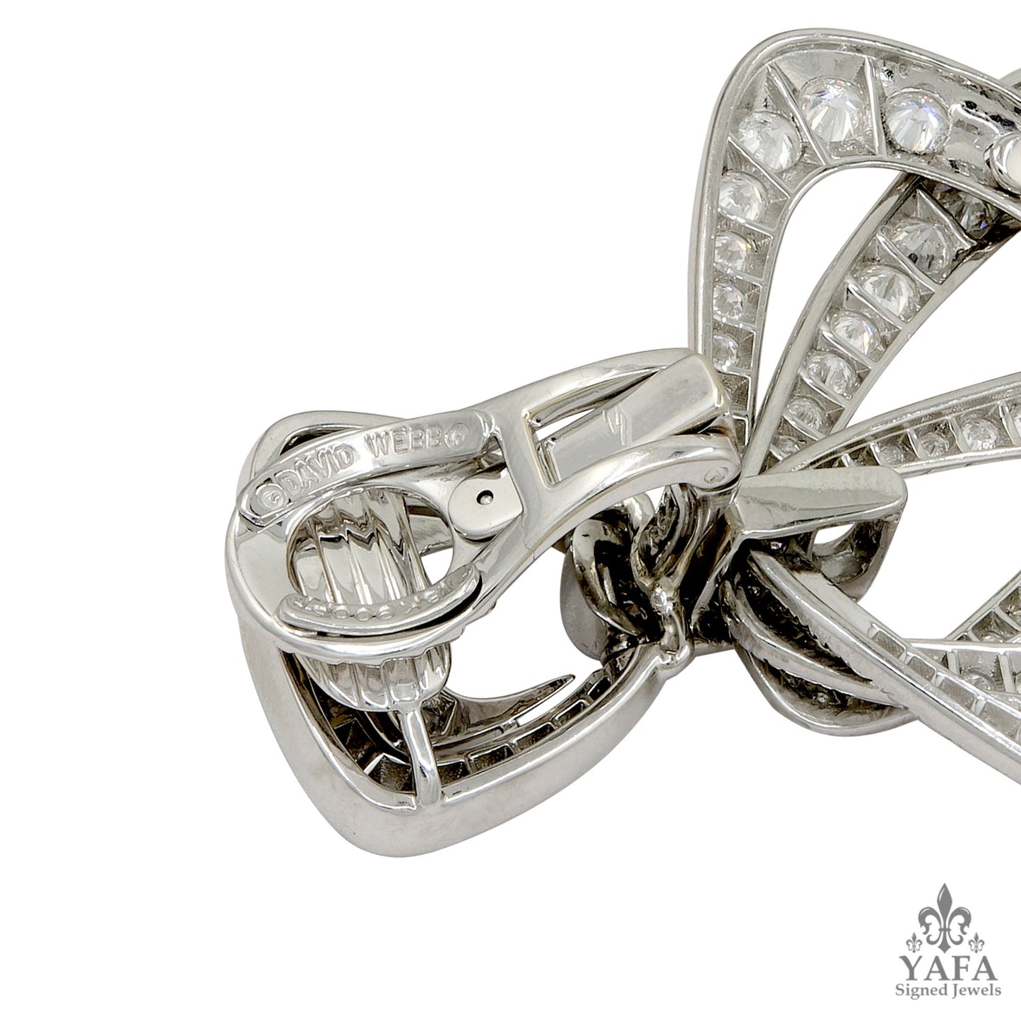 DAVID WEBB Diamond Cosmos Earrings