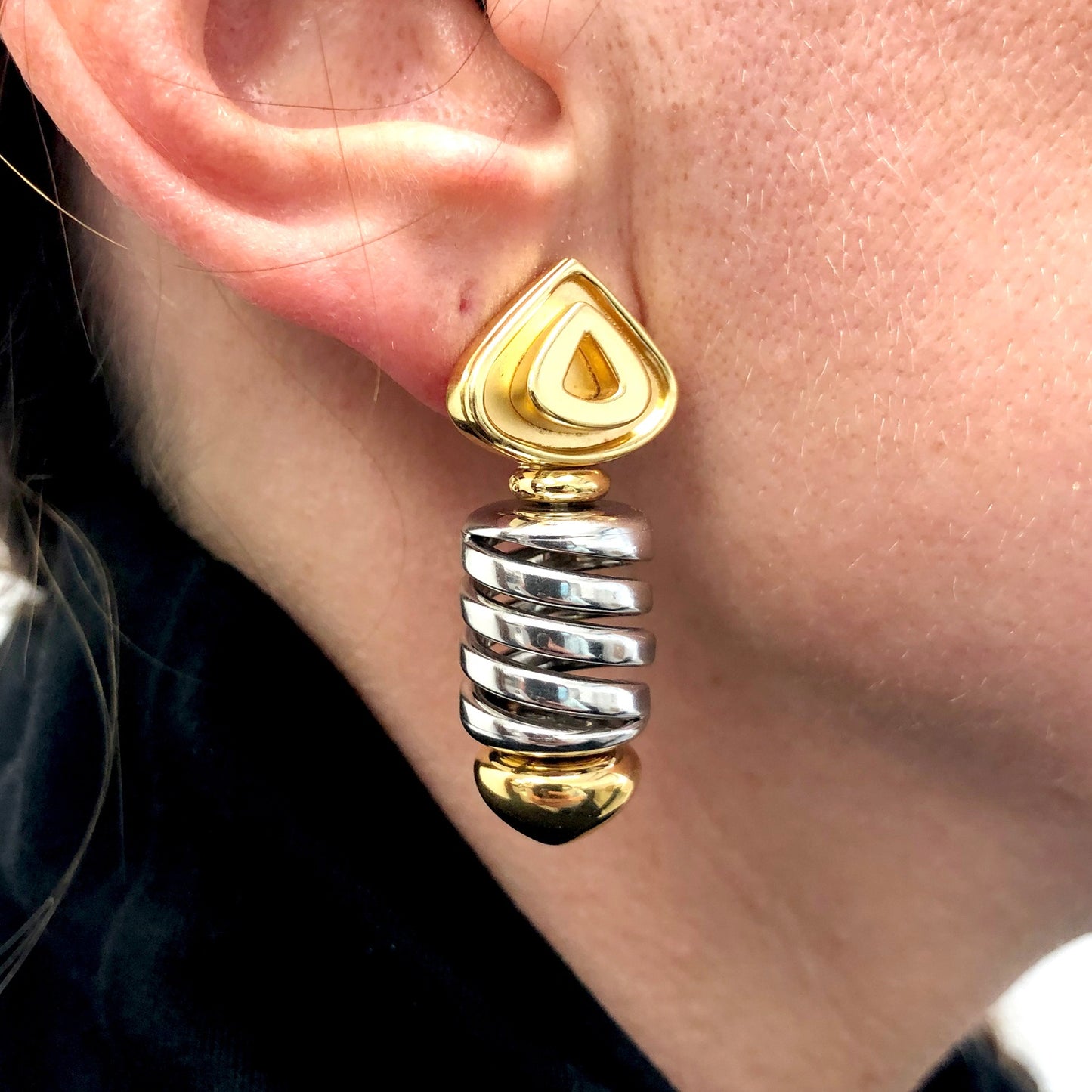 MARINA B Corkscrew Earrings