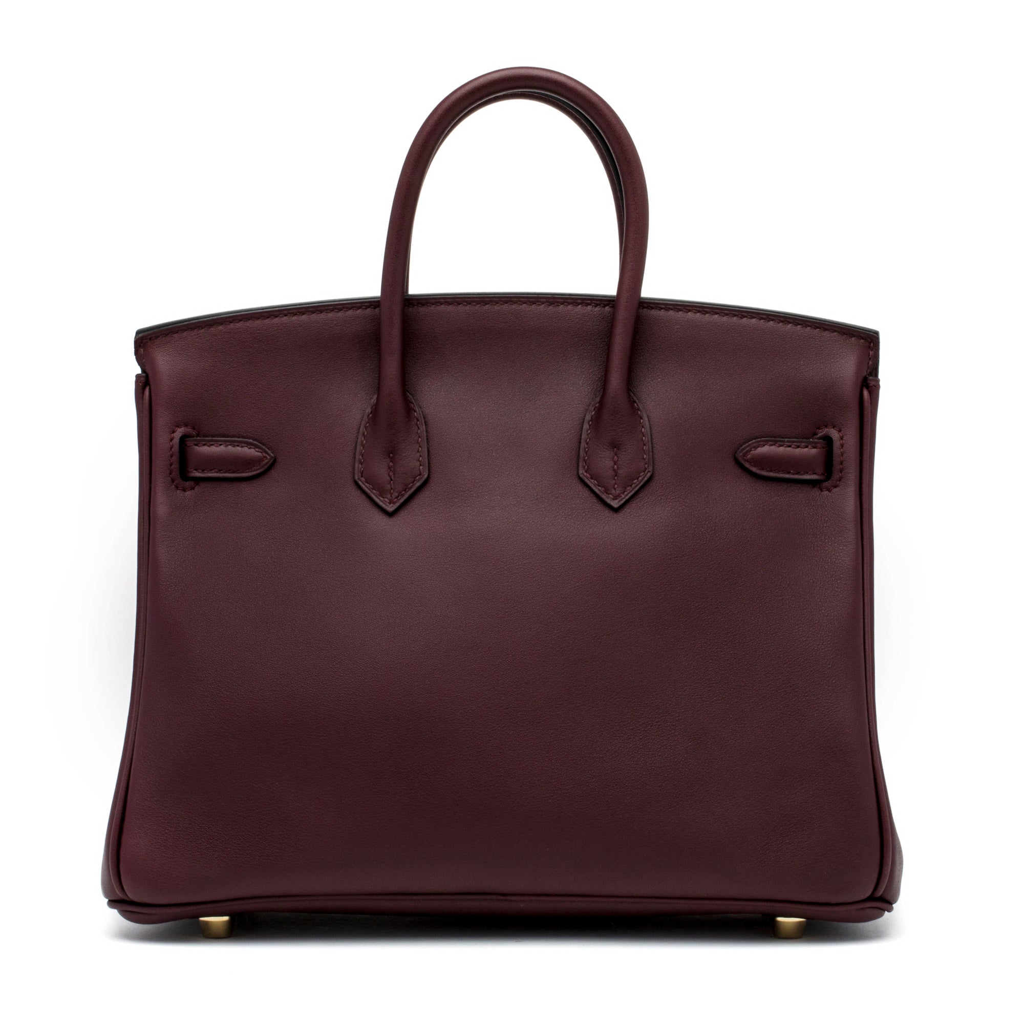 HERMES Rouge Sellier Birkin 25cm