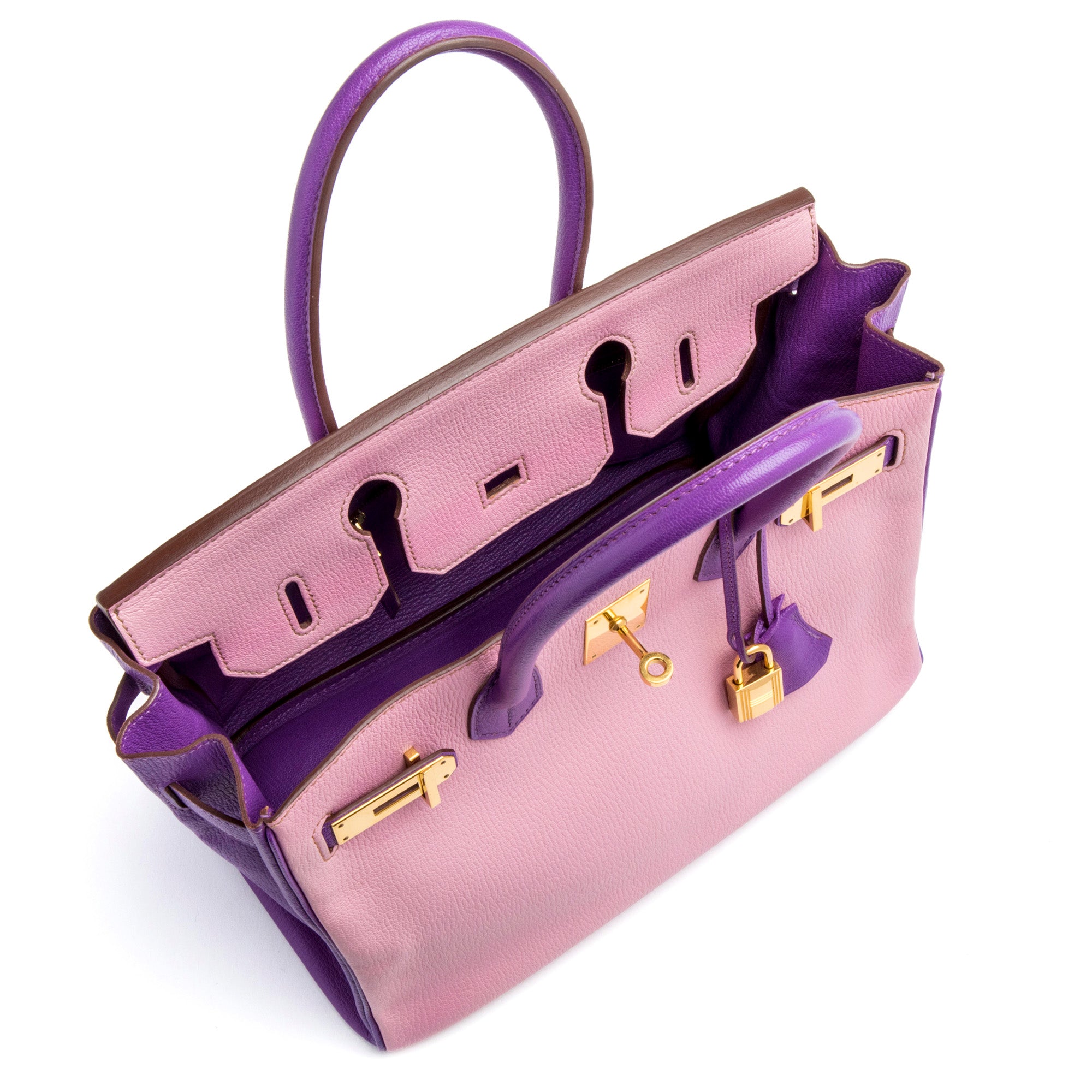 HERMES Two-Tone Birkin 30cm