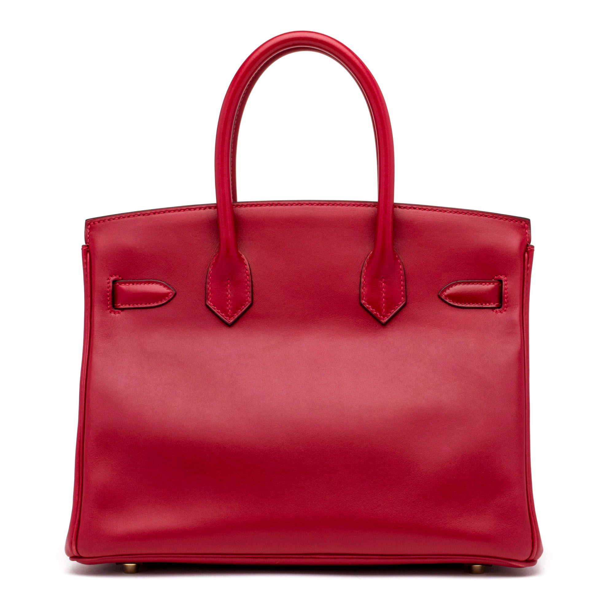 HERMES Rouge Birkin 30cm