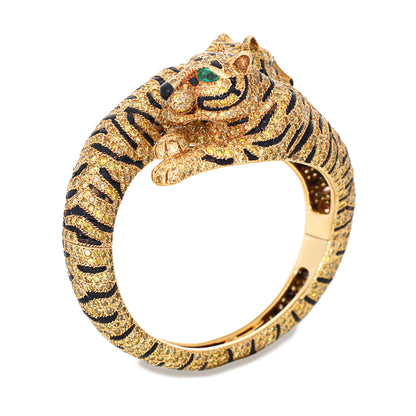 CARTIER Deux Têtes Tiger Bracelet