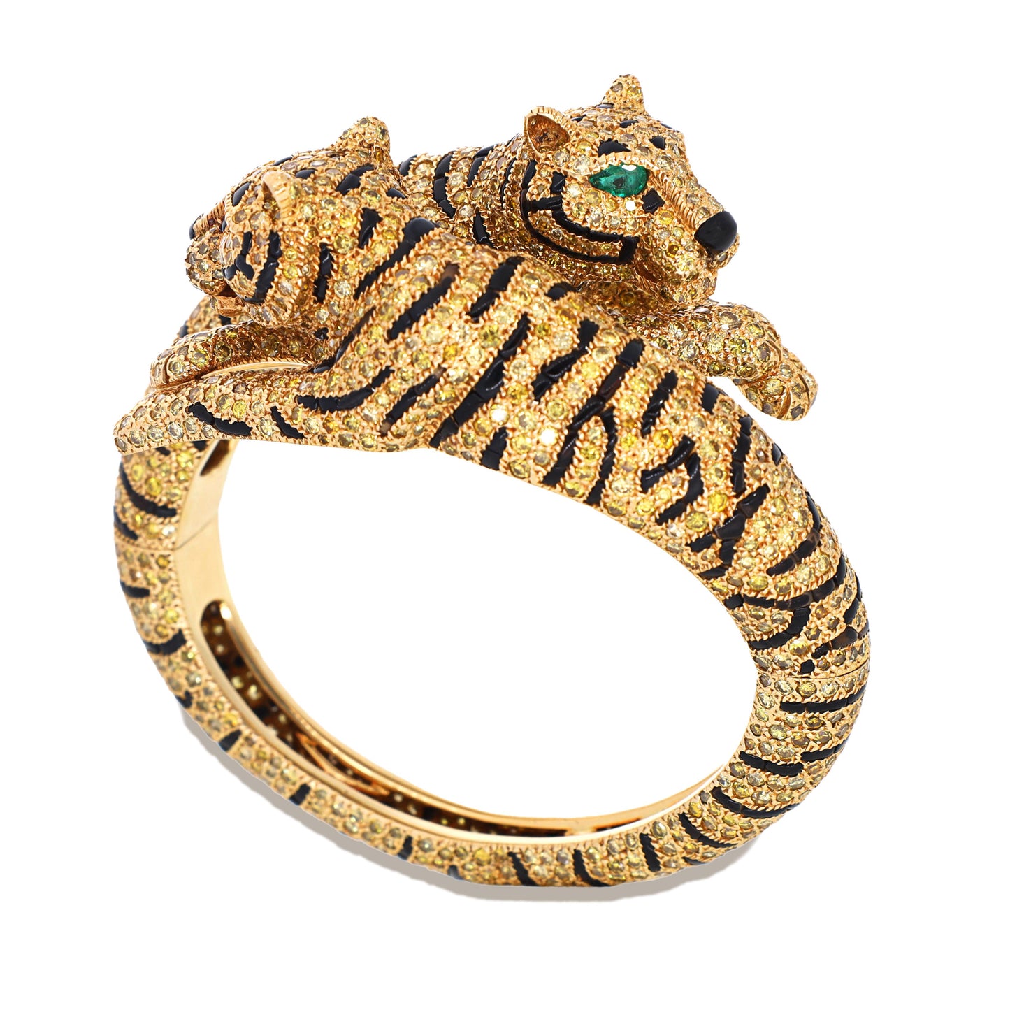 CARTIER Deux Têtes Tiger Bracelet