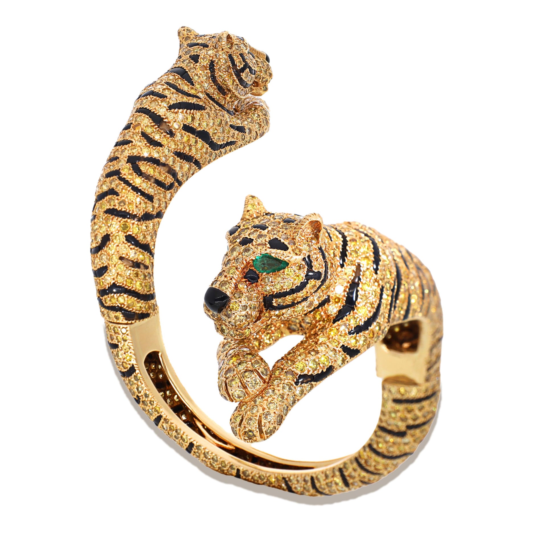 CARTIER Deux Têtes Tiger Bracelet