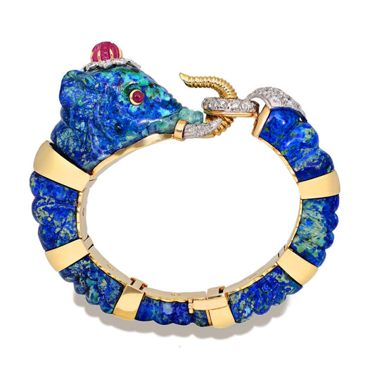 DAVID WEBB Elephant Bracelet