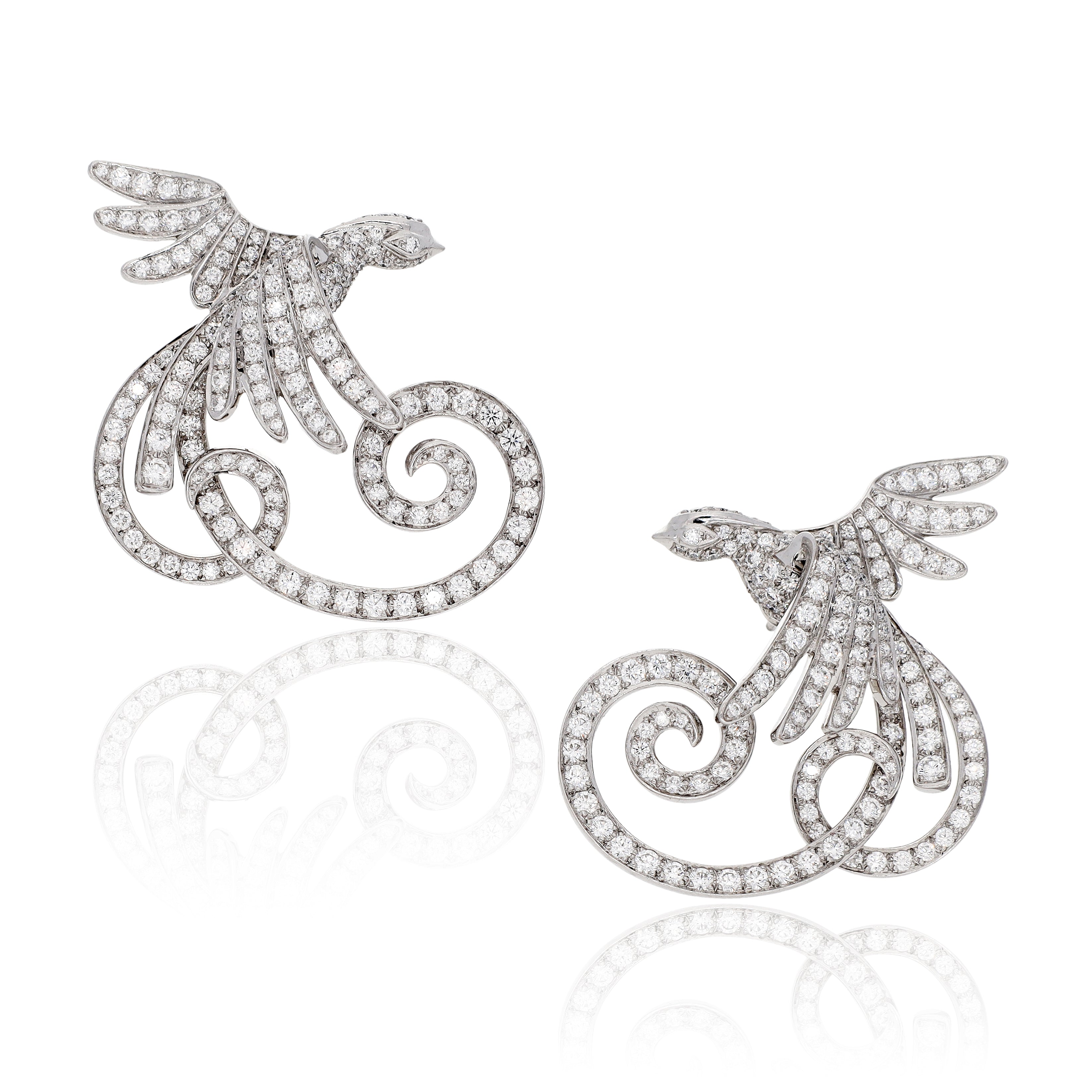 VAN CLEEF & ARPELS Oiseaux de Paradis Earrings