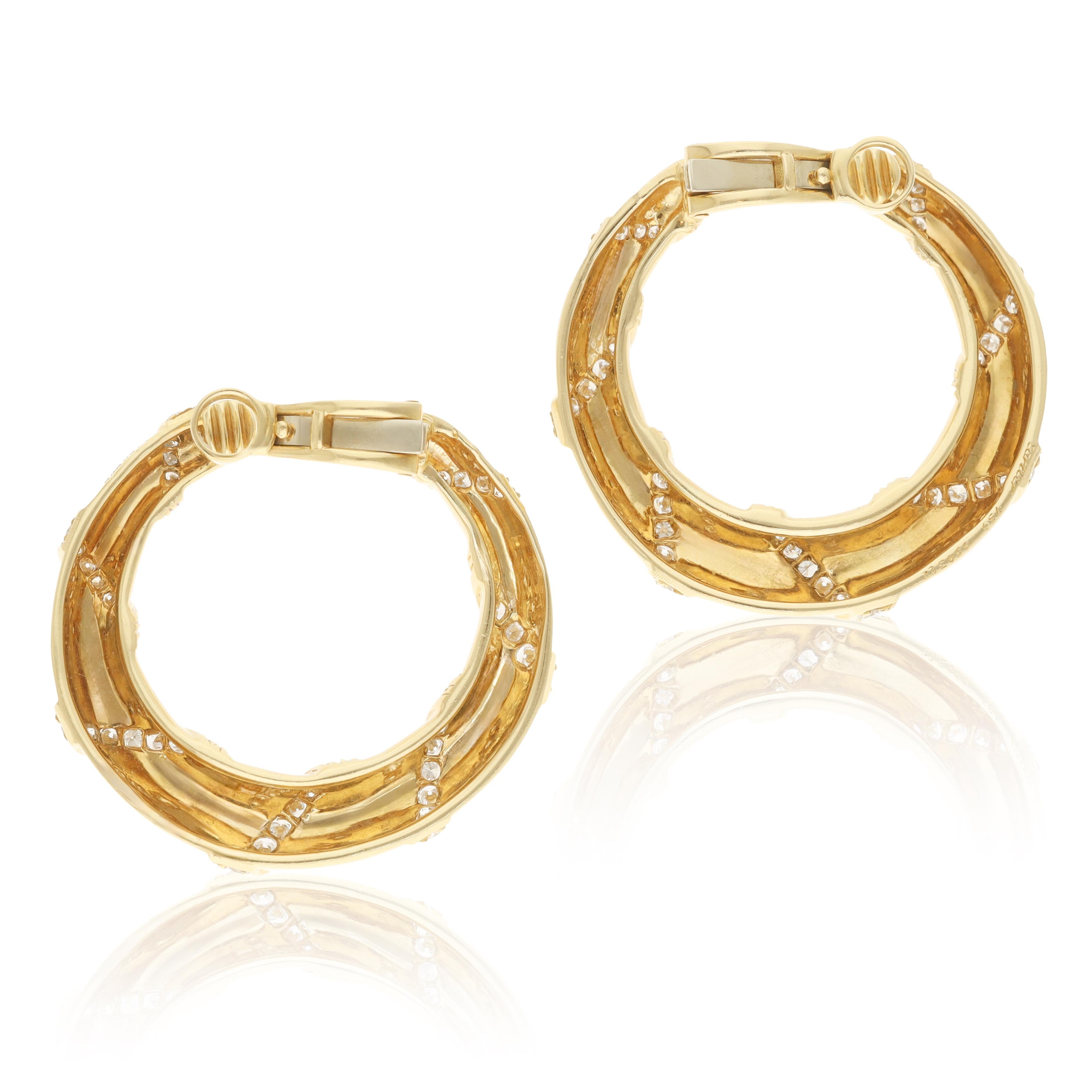 CARTIER Diamond Ear Clips