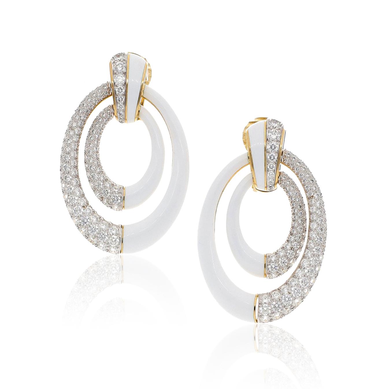 DAVID WEBB 'Persephone' Earrings