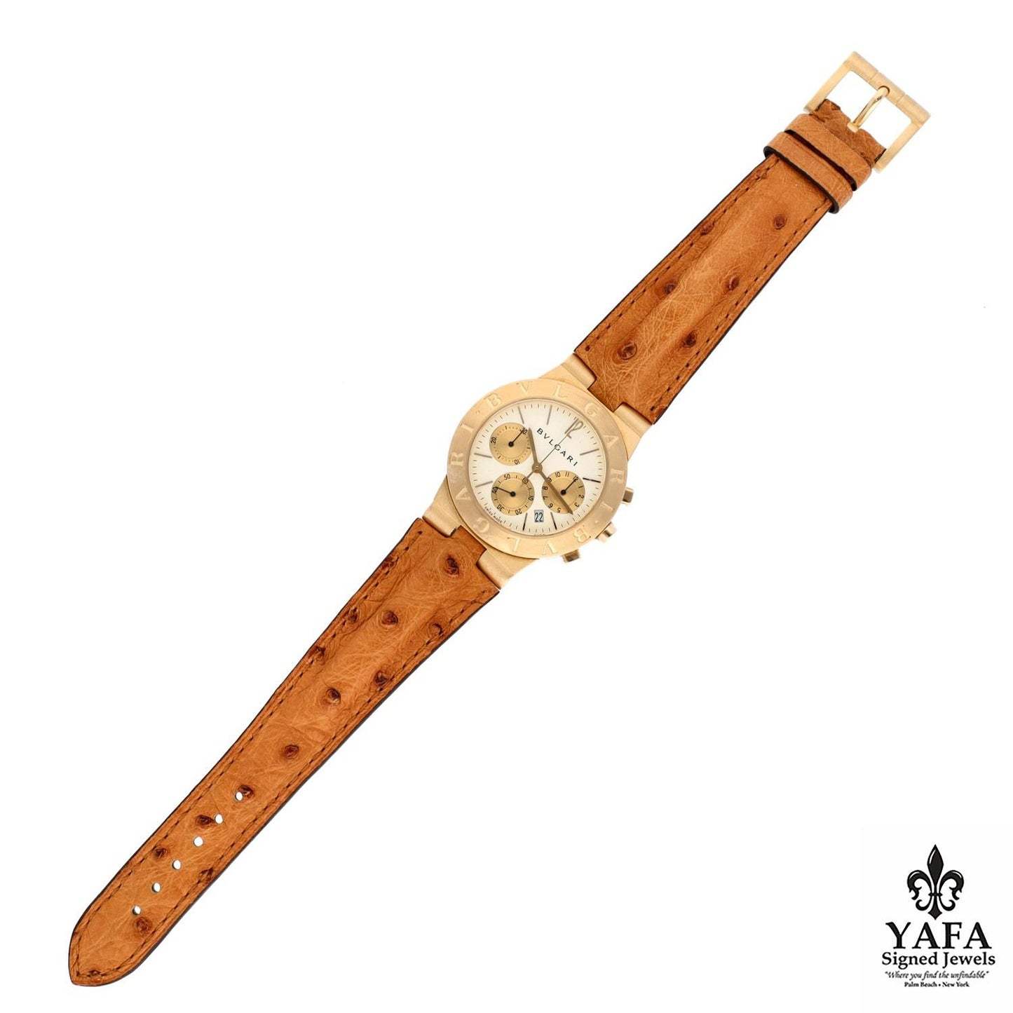 BVLGARI BB Chronograph 18K Yellow Gold