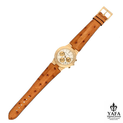 BVLGARI BB Chronograph 18K Yellow Gold