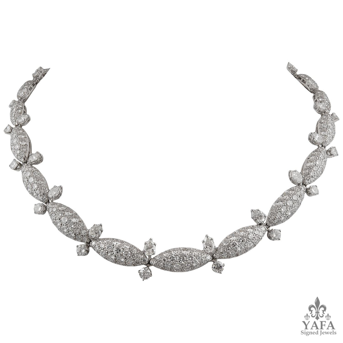 HARRY WINSTON Platinum Diamond Necklace