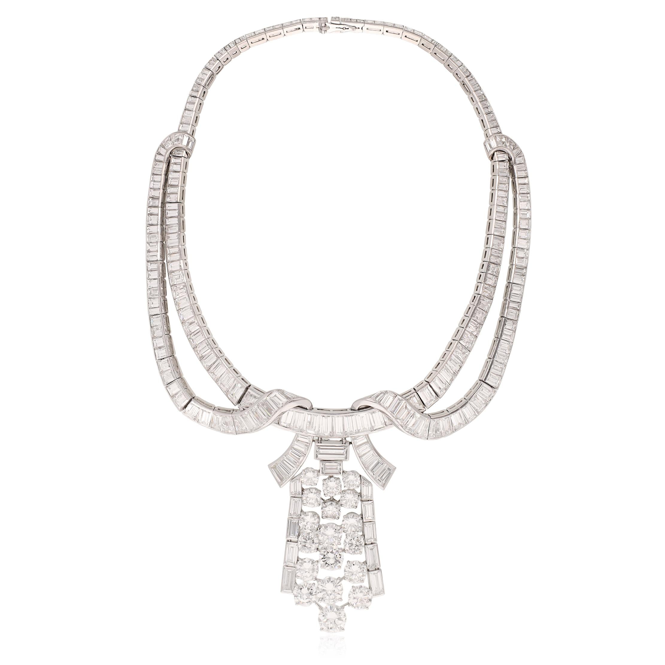 BOUCHERON Platinum Diamond Necklace