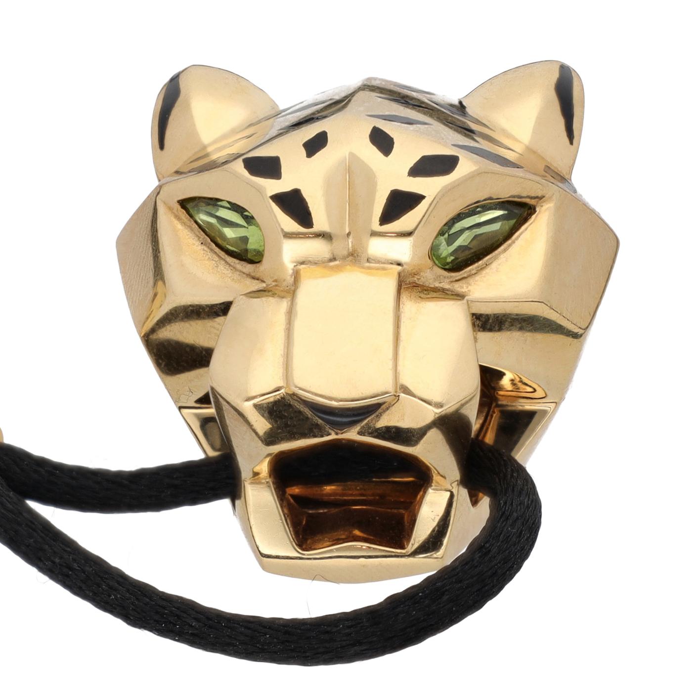 CARTIER  Panthere Head Pendant Necklace