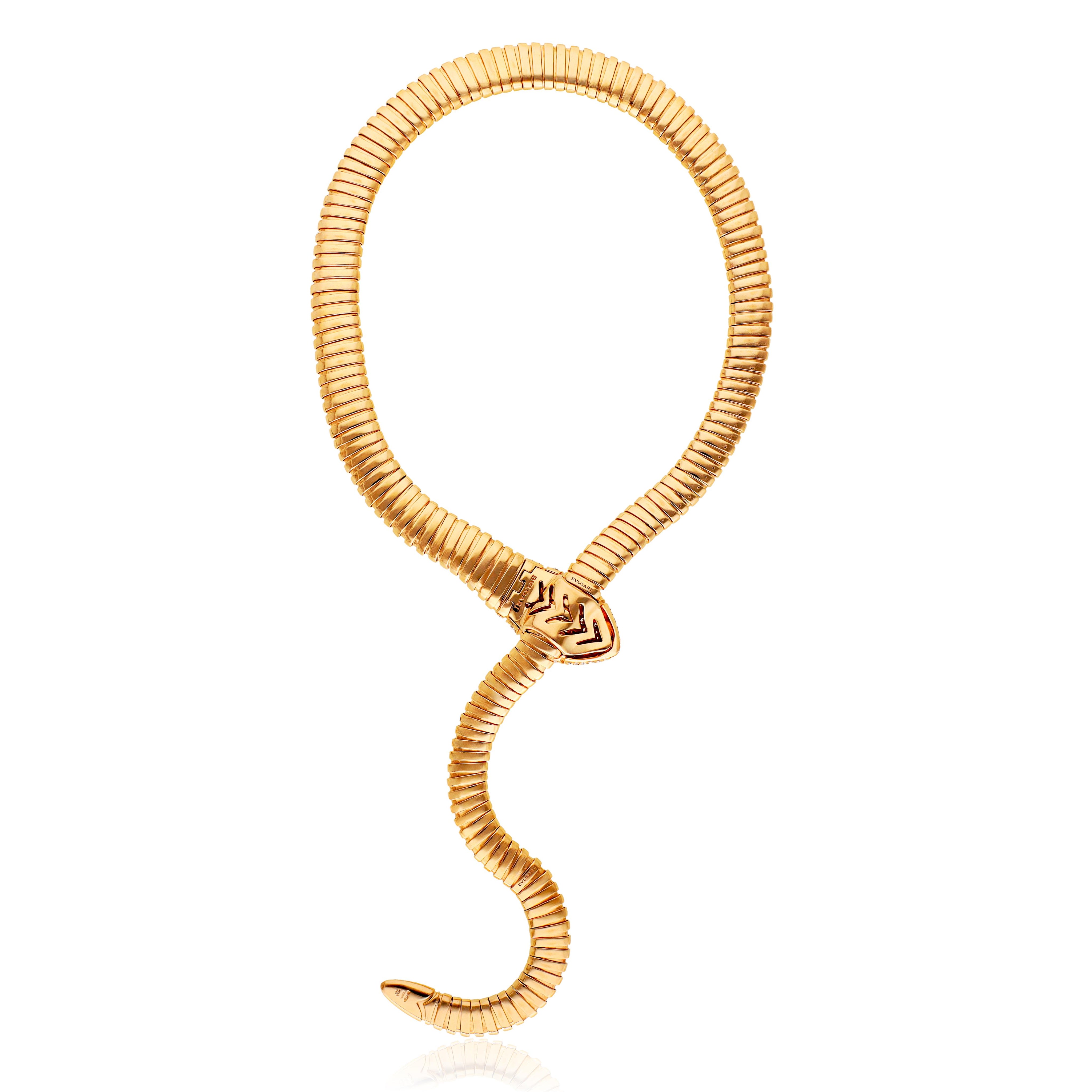 BULGARI Tubogas Serpenti Necklace