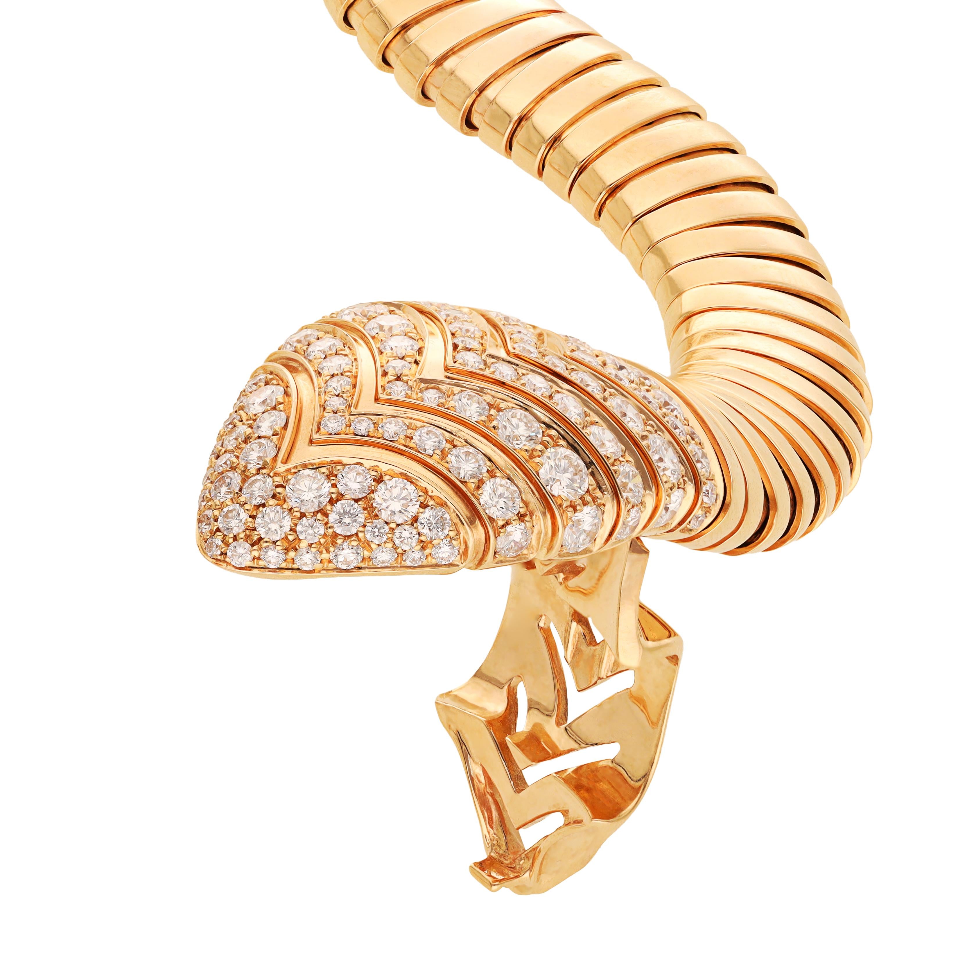 BULGARI Tubogas Serpenti Necklace