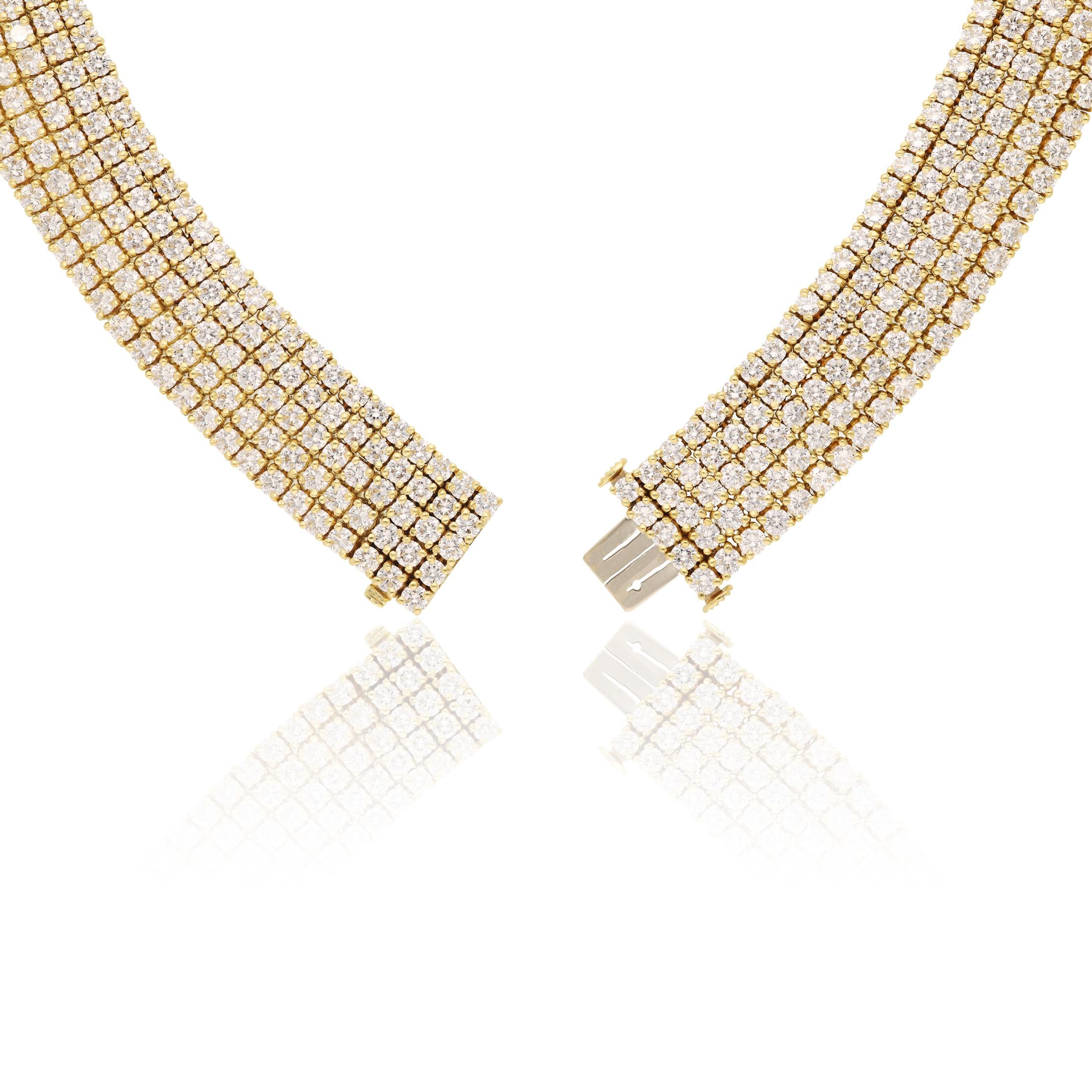 TIFFANY & CO. 18K Yellow Gold Diamond Necklace