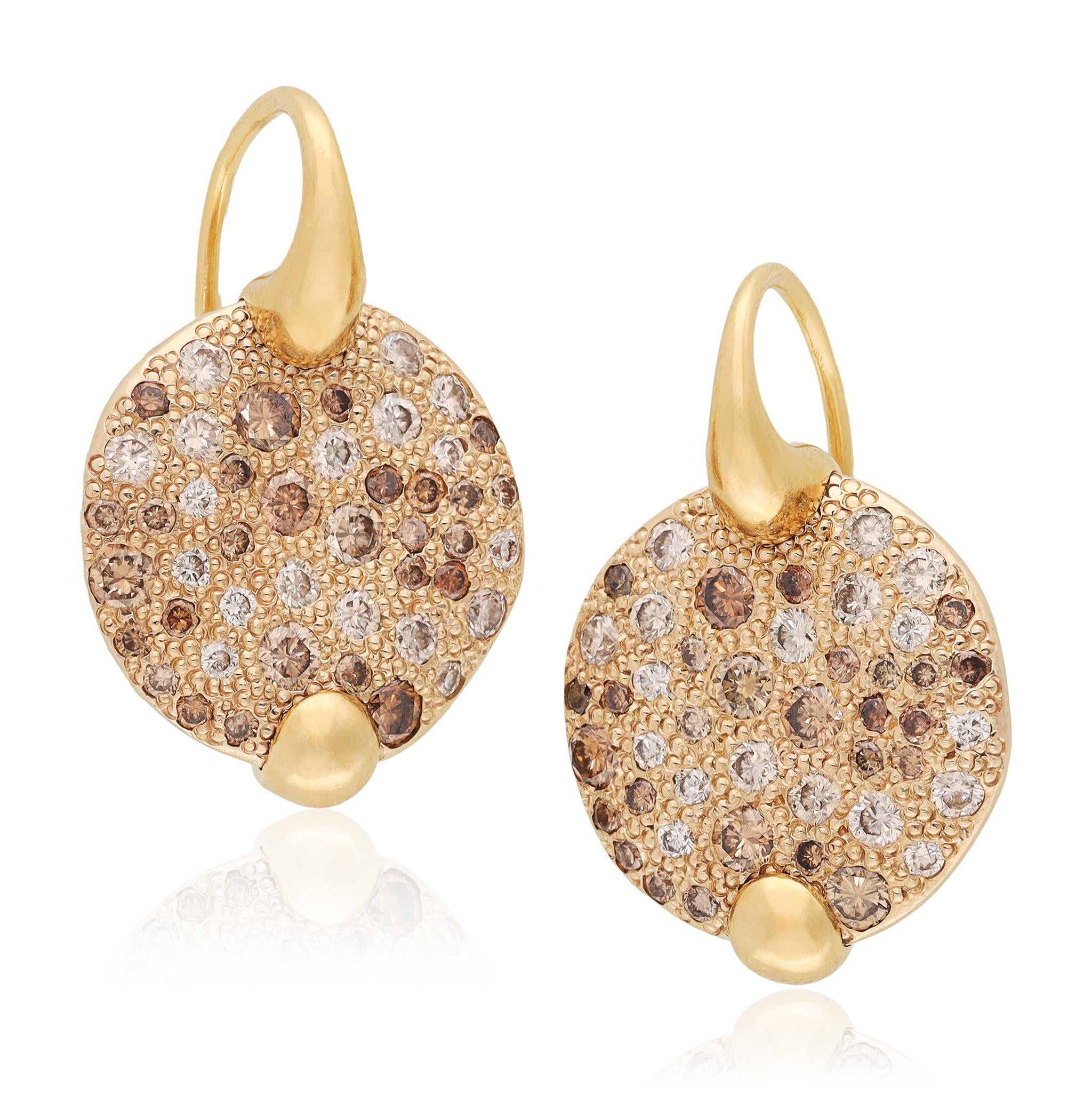 POMELLATO 18K Fancy Colored Diamond Link Necklace, Bracelet, and Earrings Suite