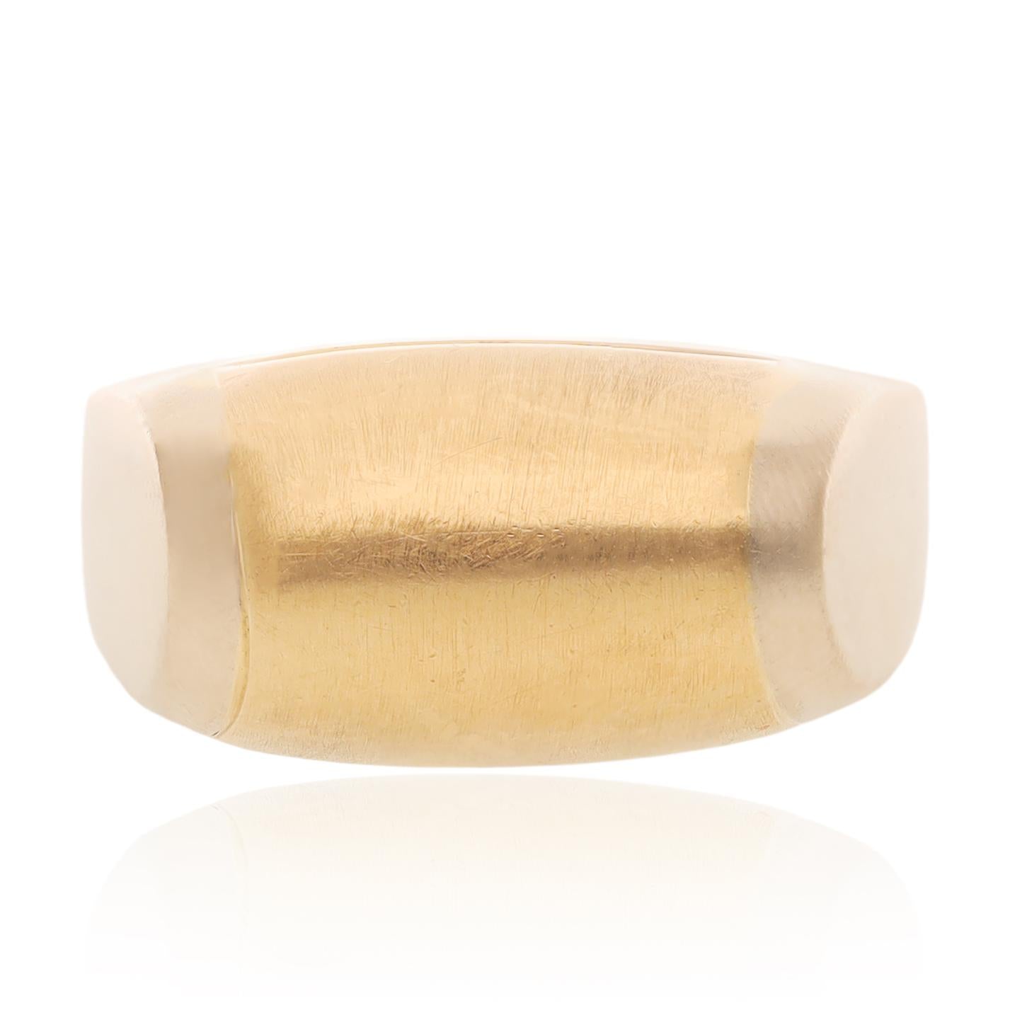BULGARI 18K Two-Tone Dome Ring