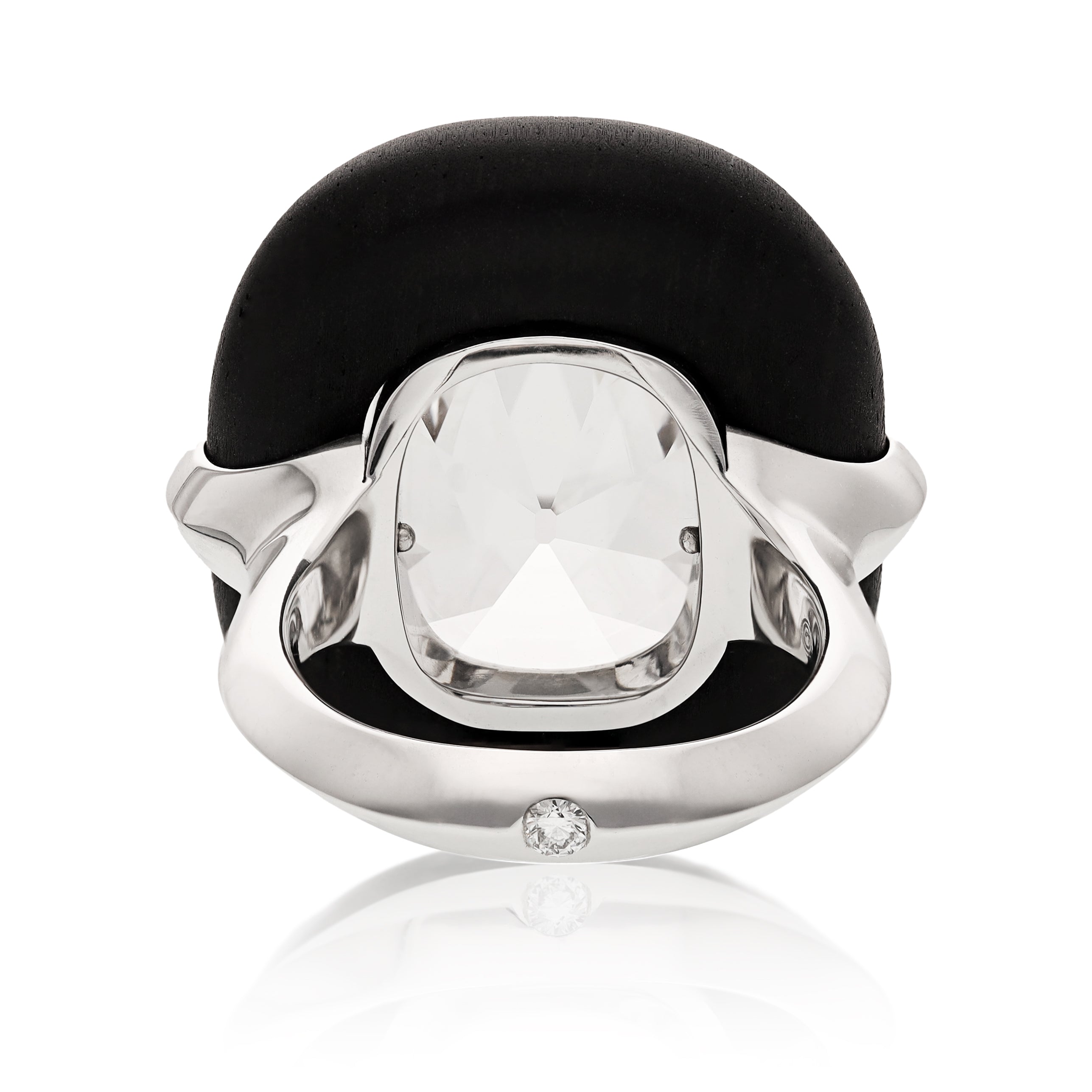 21.35 CTS Cushion-Cut Diamond Ring