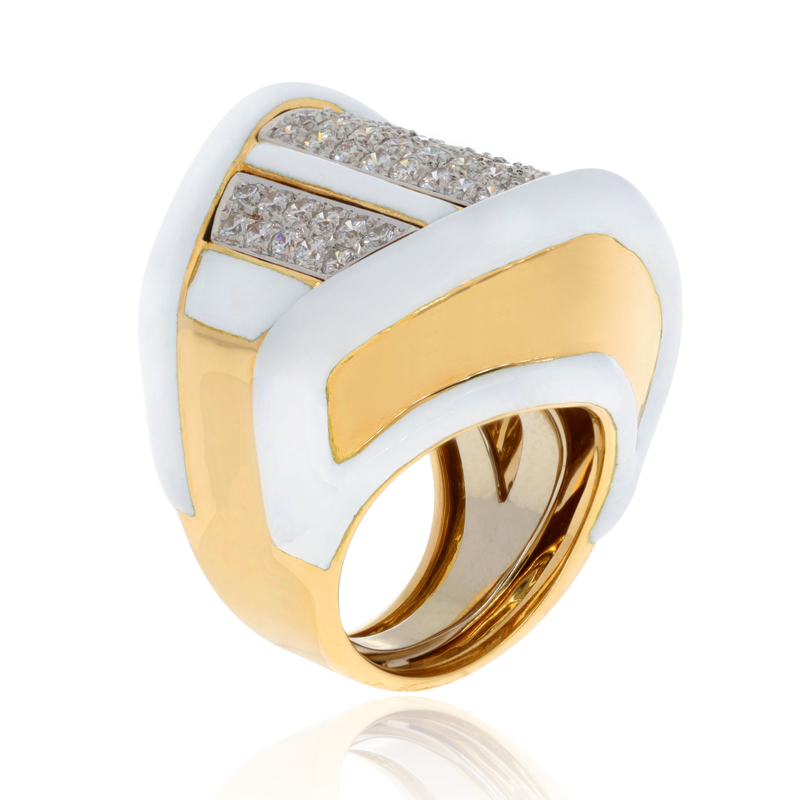 DAVID WEBB Escalator Ring