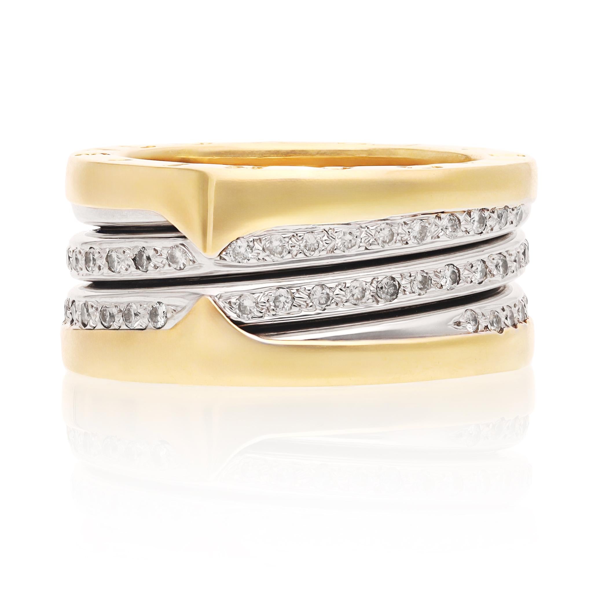 BULGARI Gold and Diamond Ring1