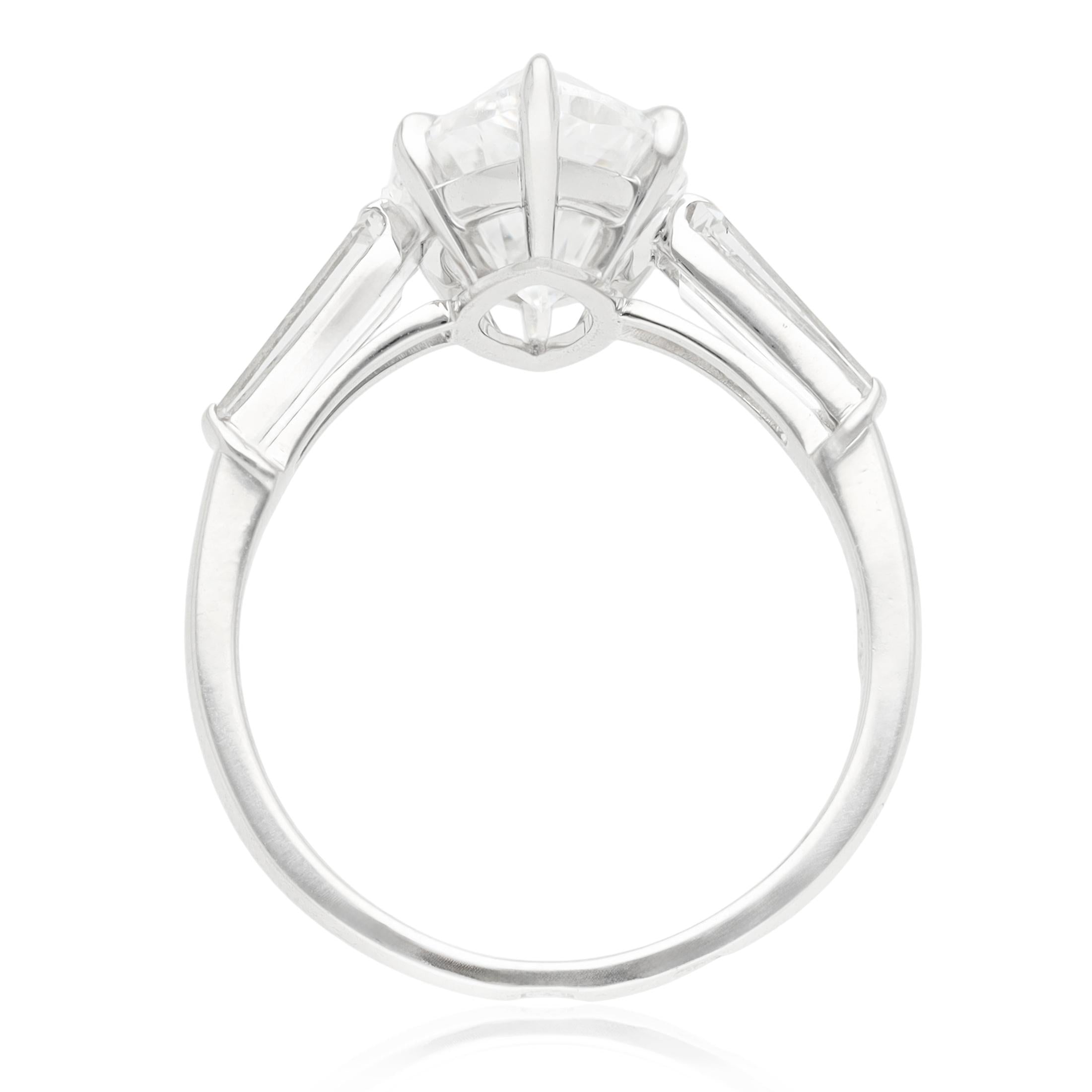 BULGARI Marquise-Cut Diamond Solitaire Ring