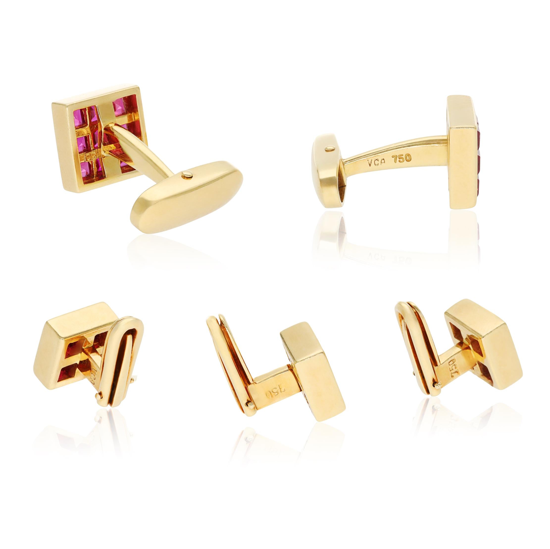 VAN CLEEF & ARPELS Mystery-Set Ruby Dress Set