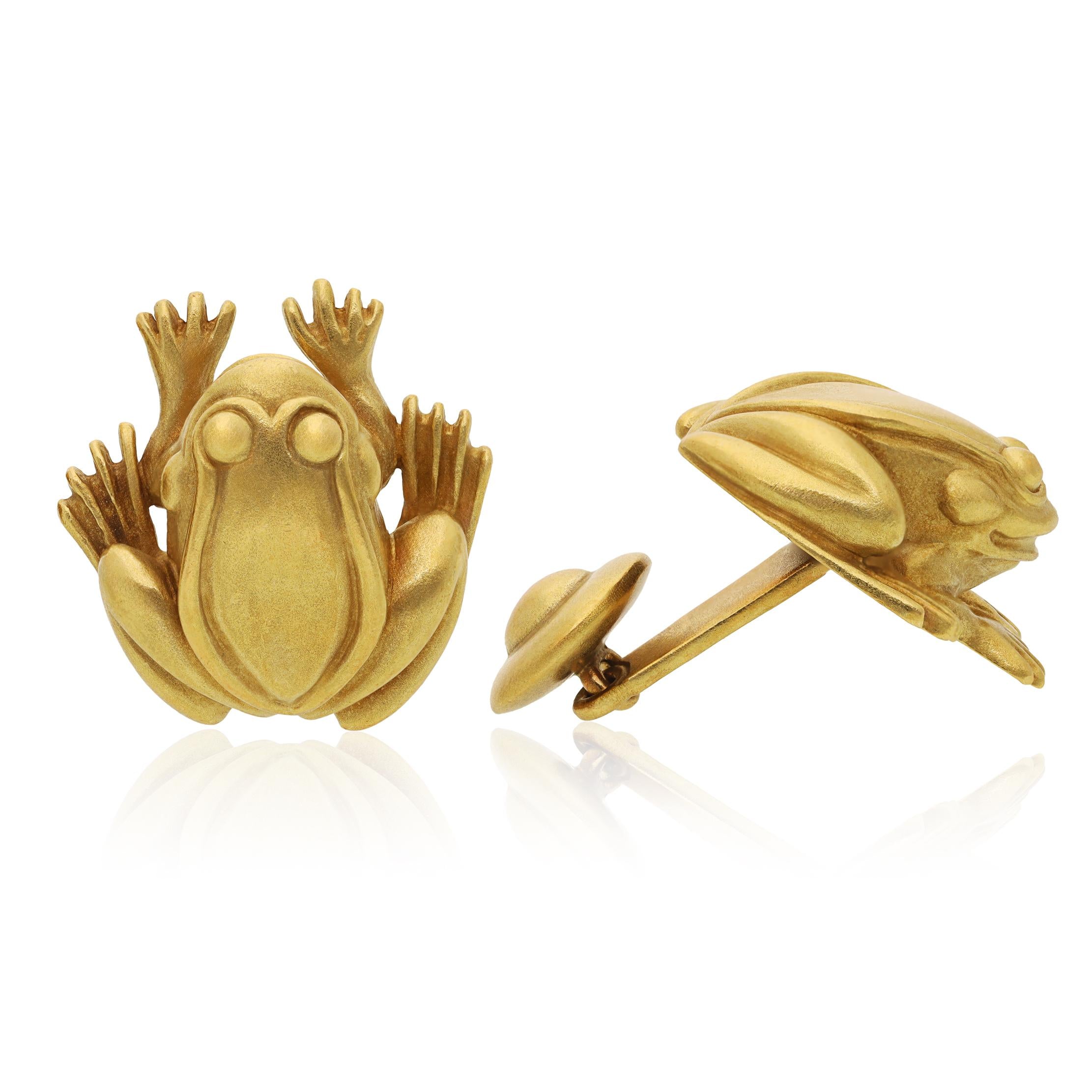 KIESELSTEIN CORD Frog Cufflinks