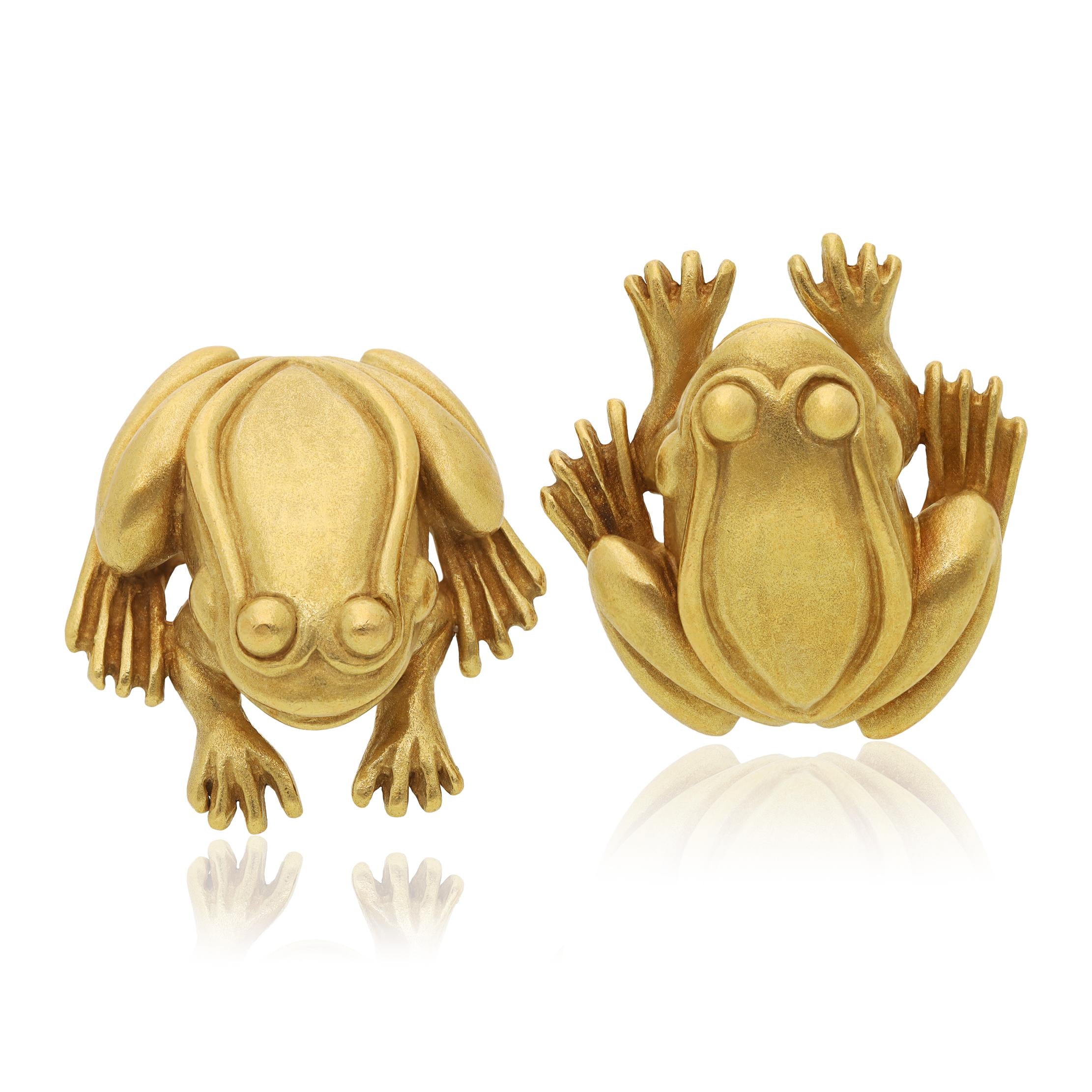 KIESELSTEIN CORD Frog Cufflinks