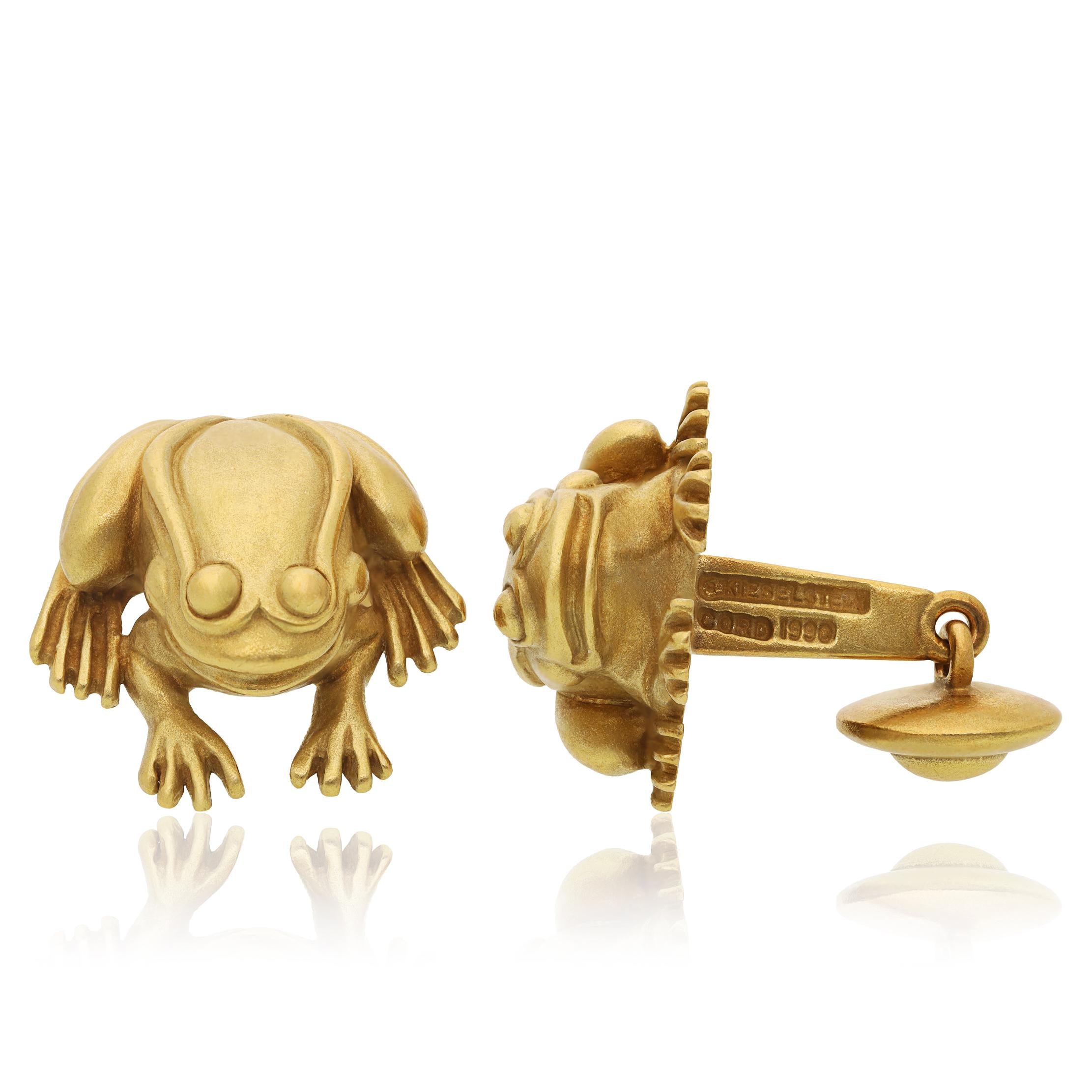 KIESELSTEIN CORD Frog Cufflinks