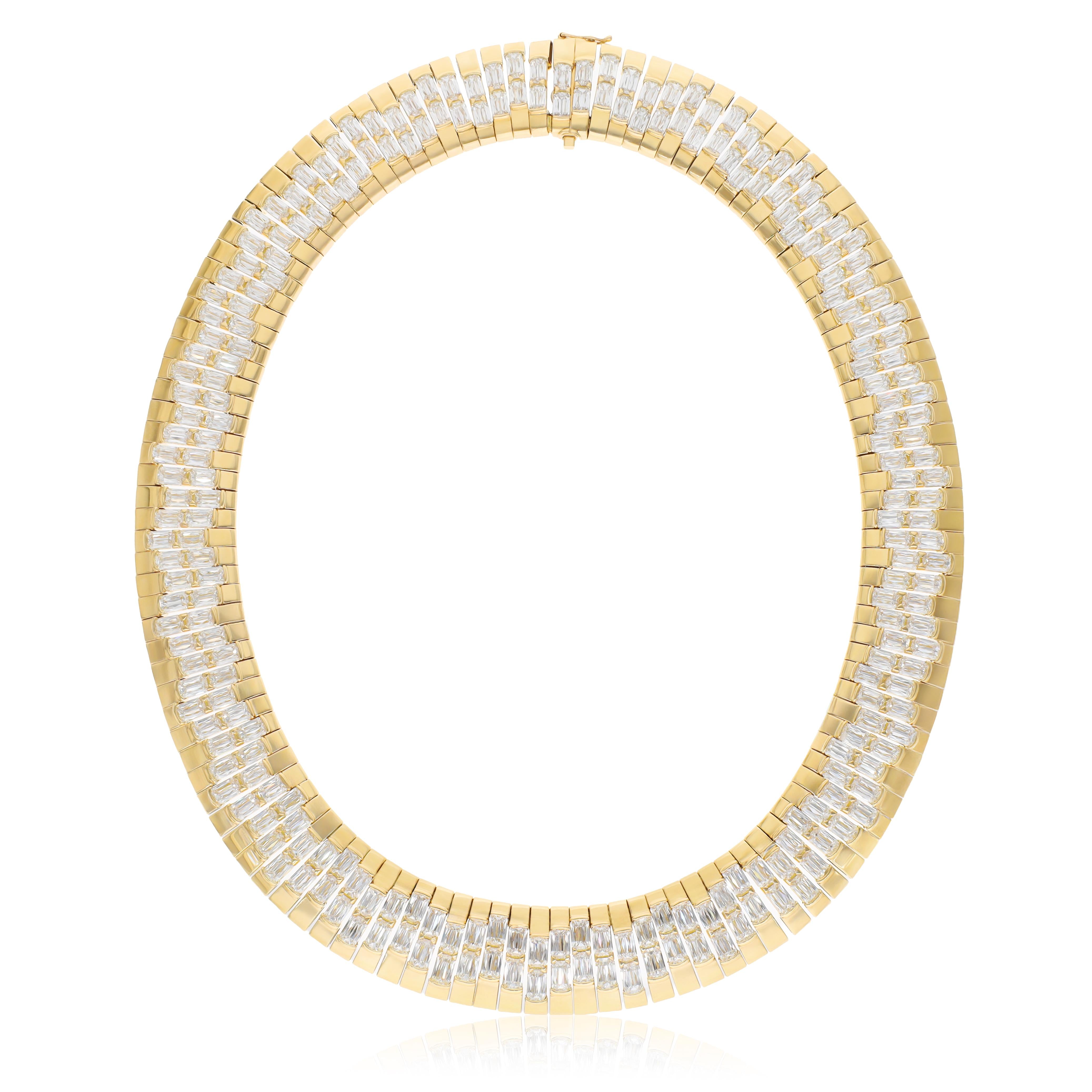 ASHOKA® 18K Yellow Gold “Cadence” Diamond Necklace