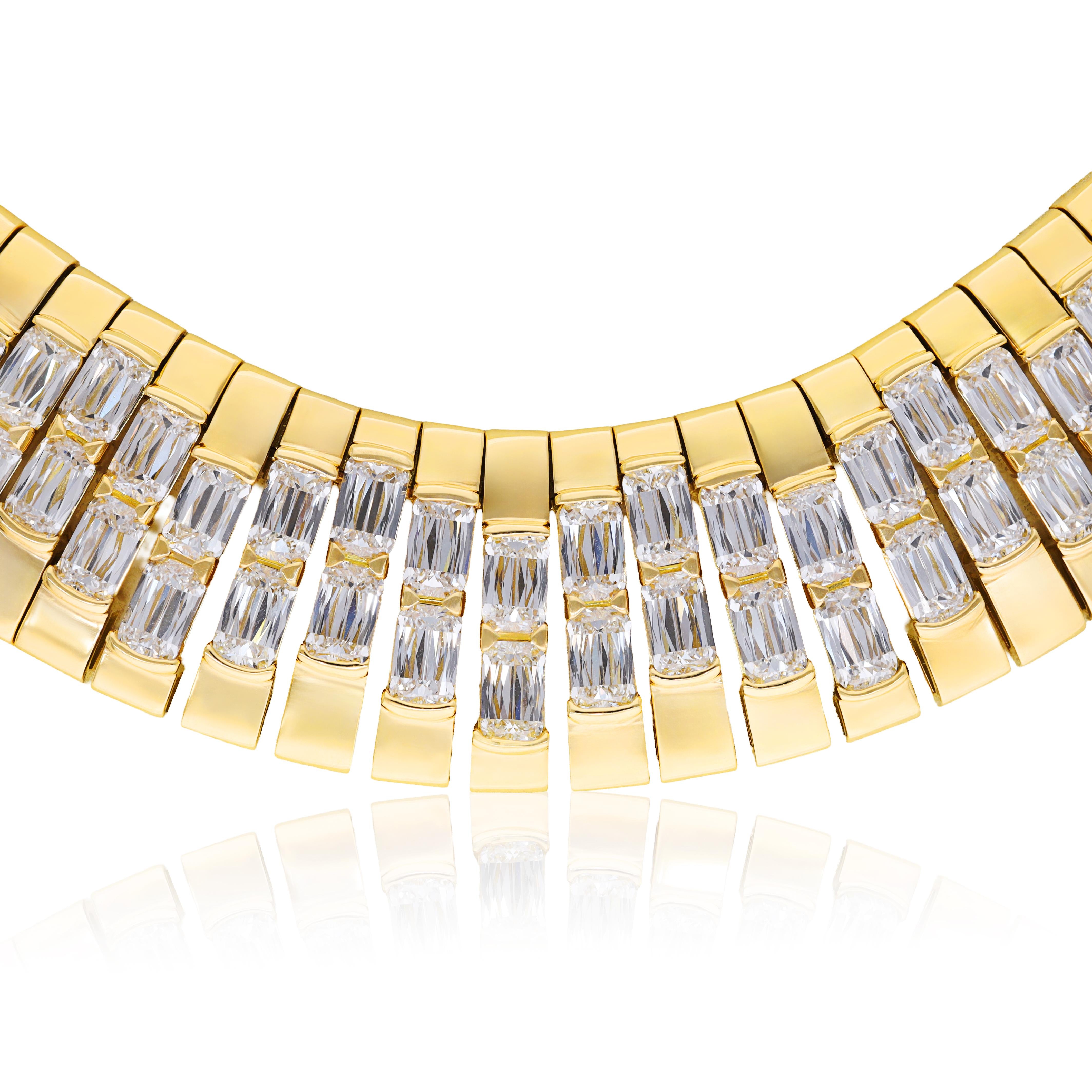 ASHOKA® 18K Yellow Gold “Cadence” Diamond Necklace