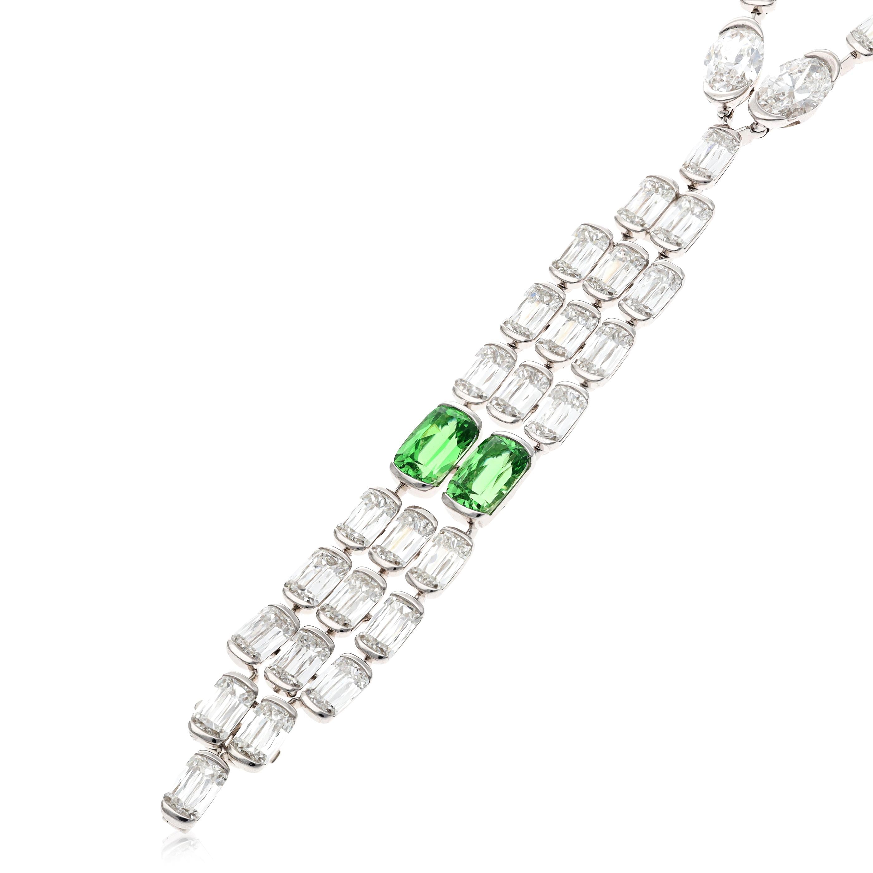 ASHOKA Tsavorite and Diamond "Clara" Necklace