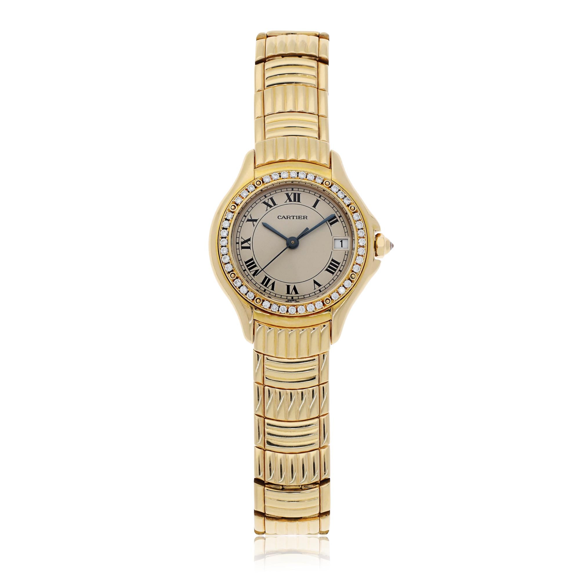 Cartier Diamond Cougar Watch