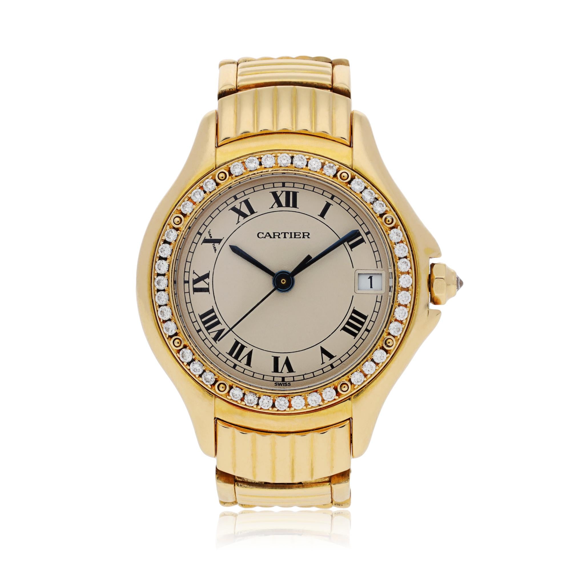 Cartier Diamond Cougar Watch