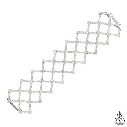 HARRY WINSTON 'Lattice' Diamond Bracelet