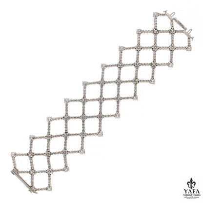 HARRY WINSTON 'Lattice' Diamond Bracelet