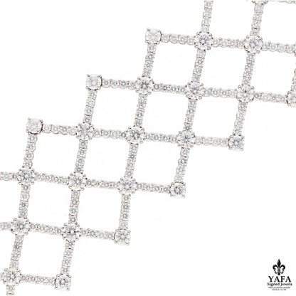 HARRY WINSTON 'Lattice' Diamond Bracelet