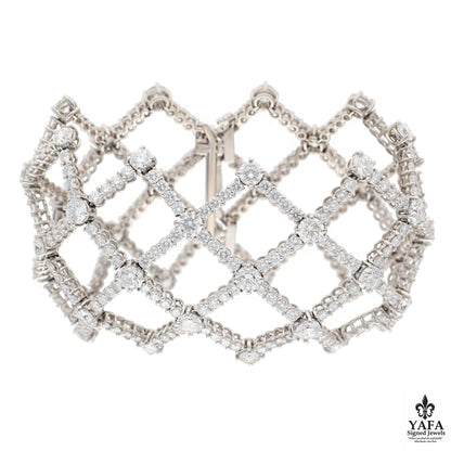 HARRY WINSTON 'Lattice' Diamond Bracelet