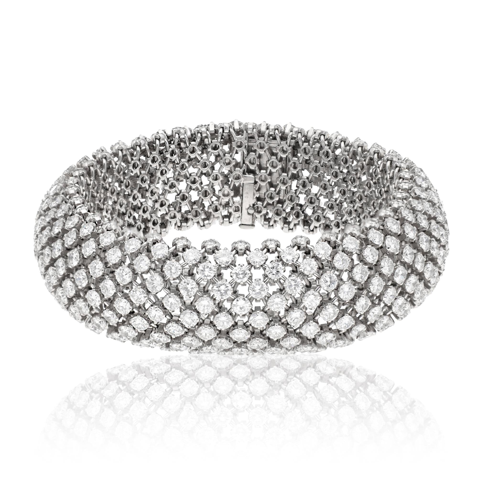BOUCHERON Paris Platinum Diamond Bracelet