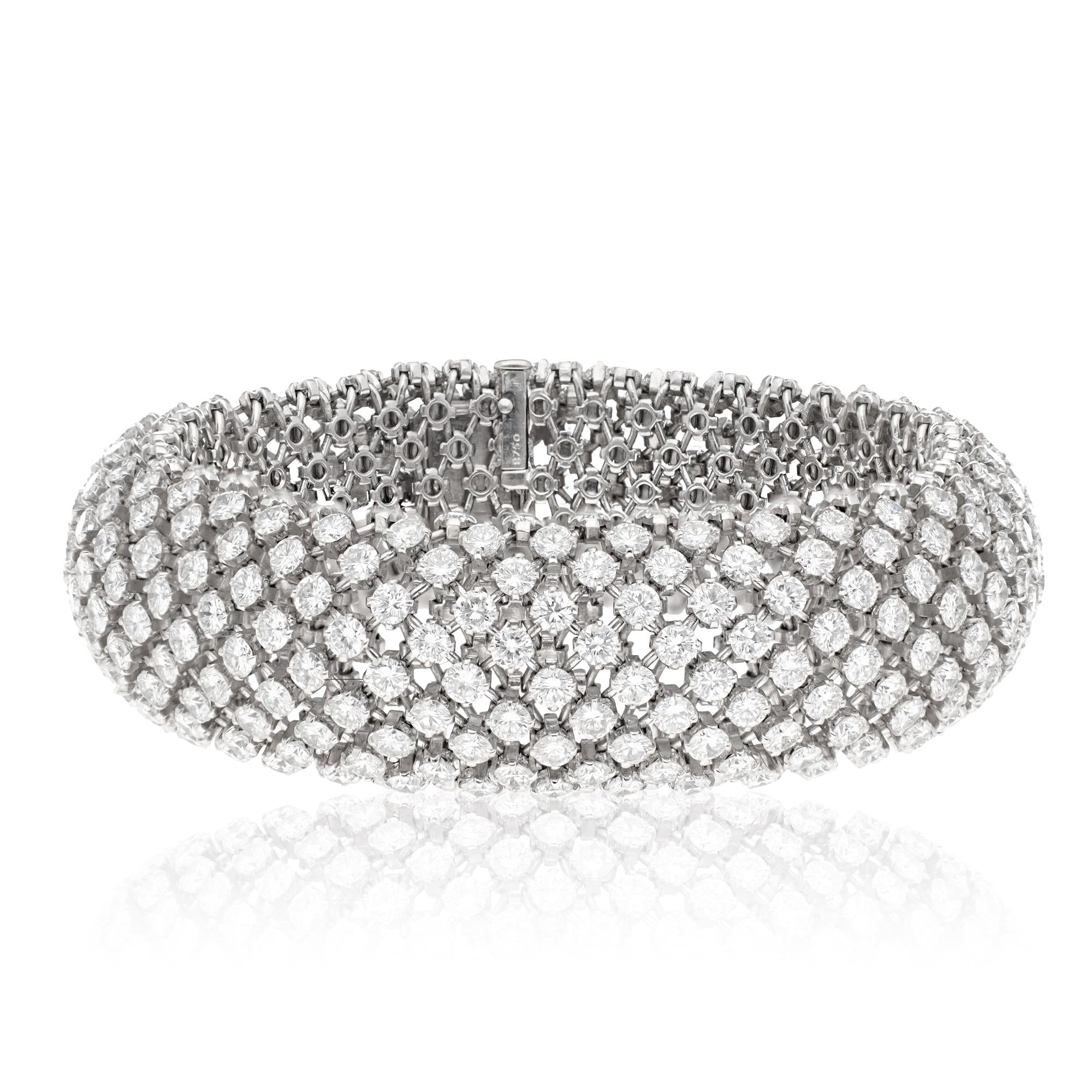 BOUCHERON Paris Platinum Diamond Bracelet