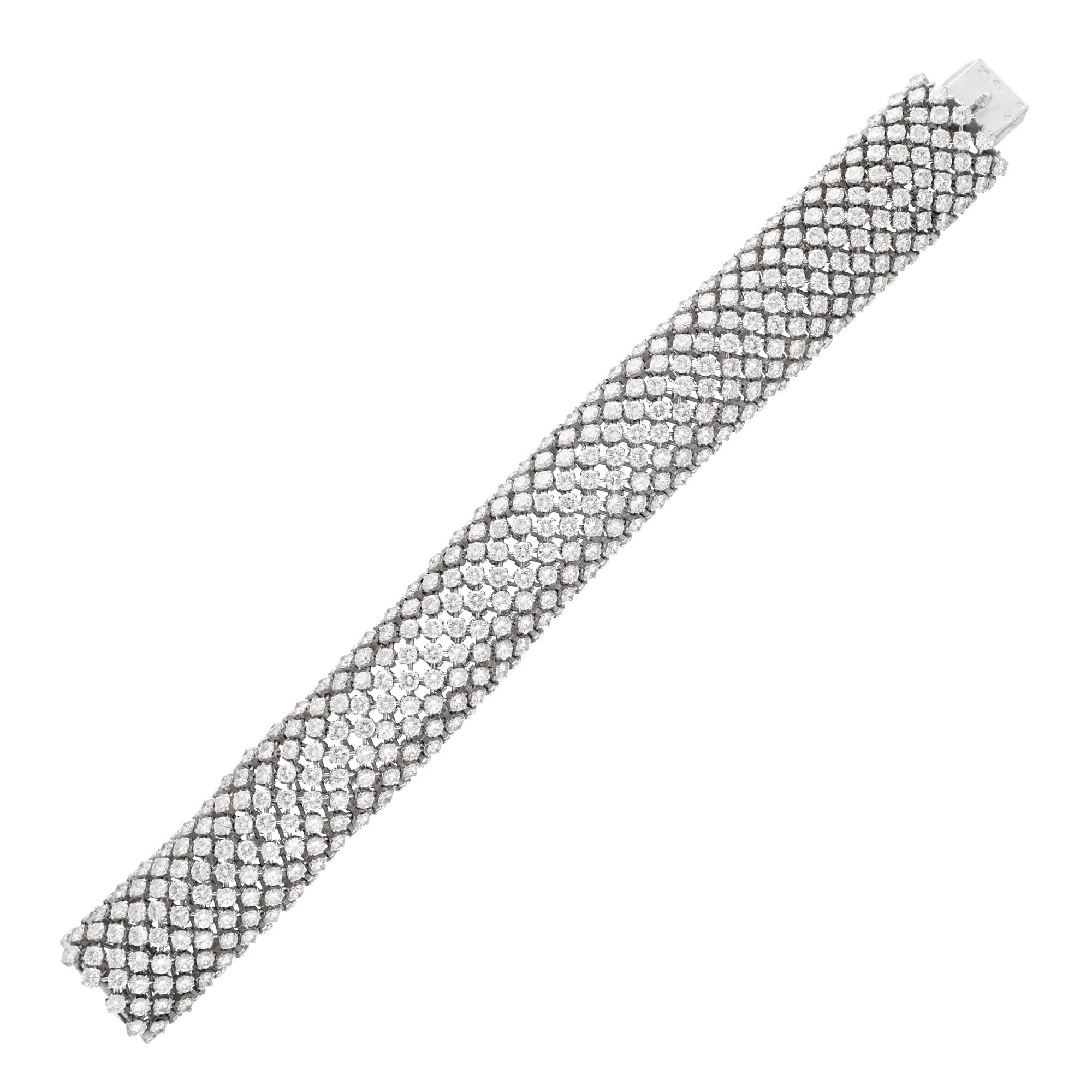 BOUCHERON Paris Platinum Diamond Bracelet