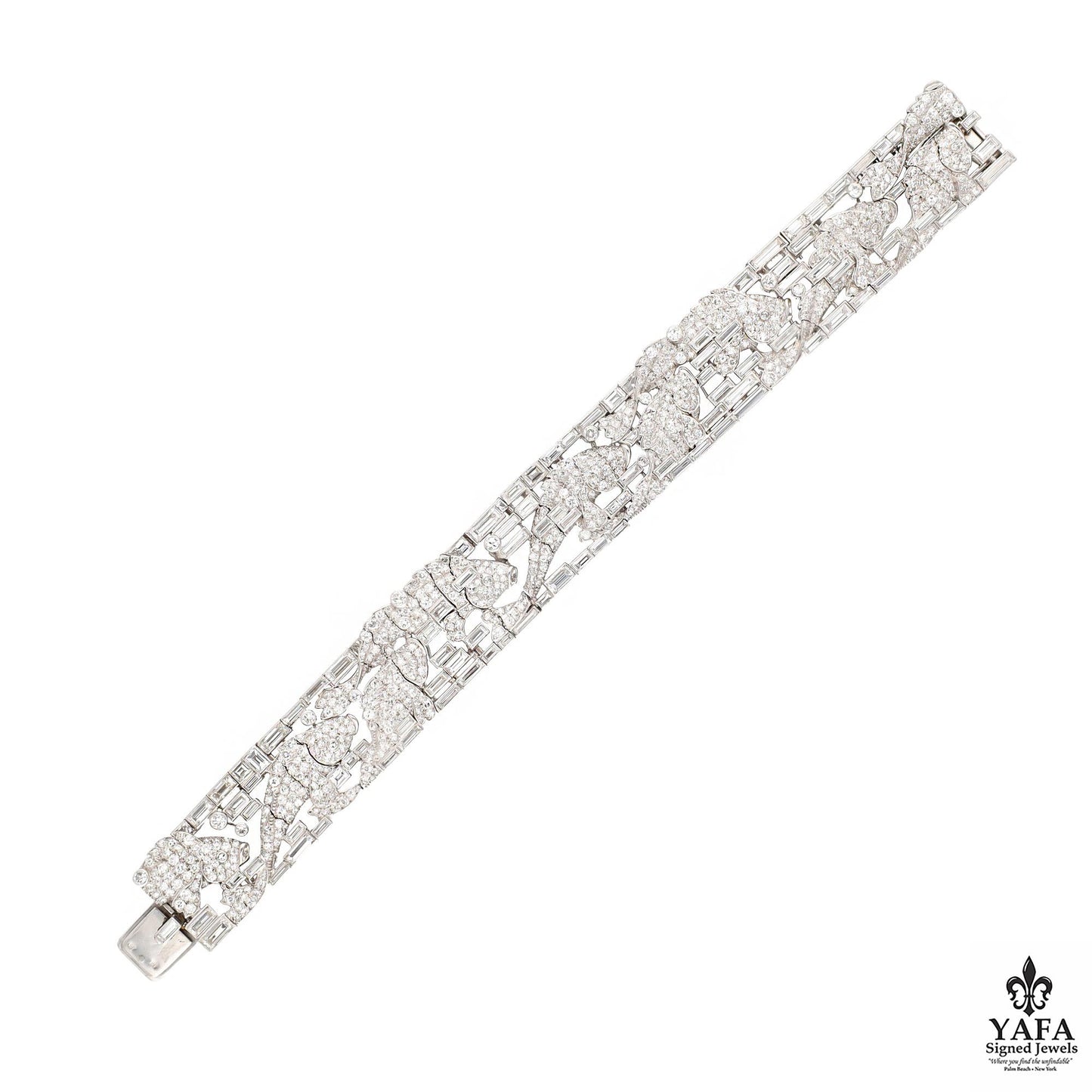 HARRY WINSTON Aquatic Motif Bracelet