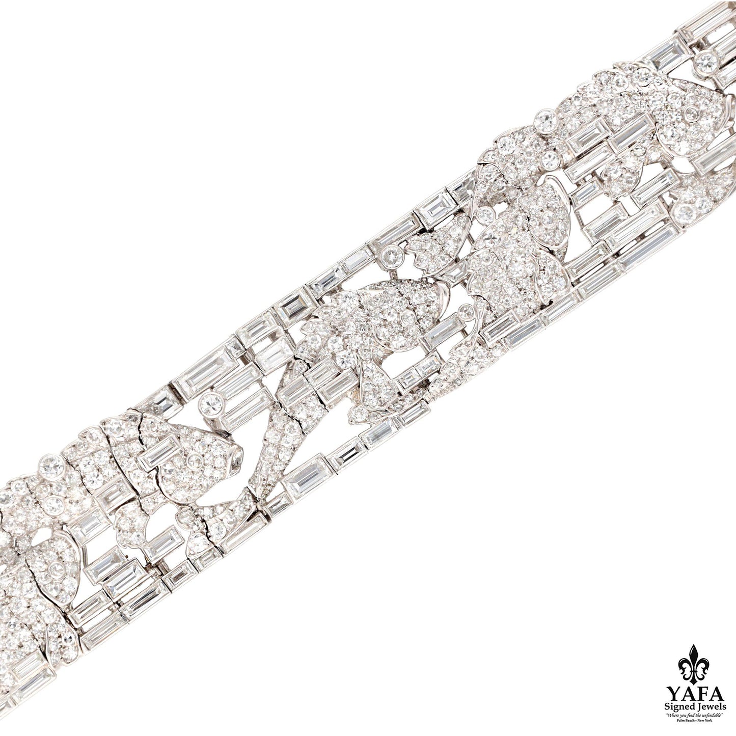 HARRY WINSTON Aquatic Motif Bracelet