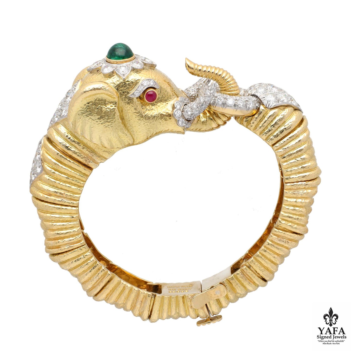 DAVID WEBB Elephant Bracelet