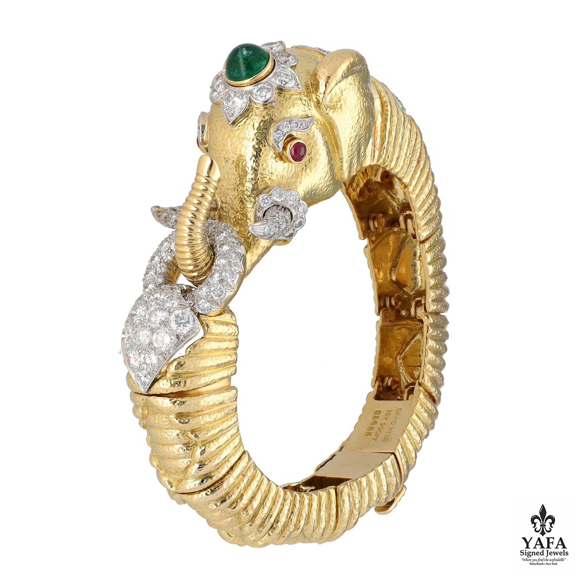 DAVID WEBB Elephant Bracelet