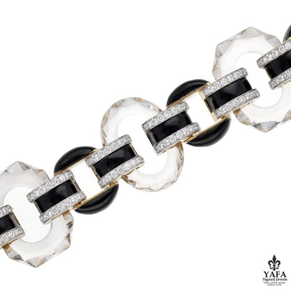 DAVID WEBB - Tuxedo Bracelet