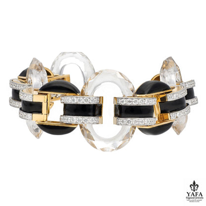 DAVID WEBB - Tuxedo Bracelet