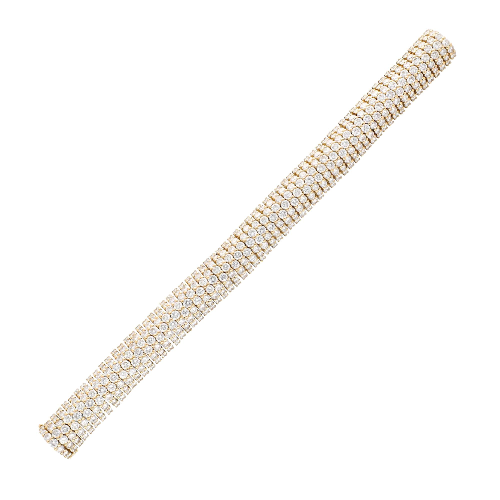 BOUCHERON Paris 18K Yellow Gold and Diamond Bracelet